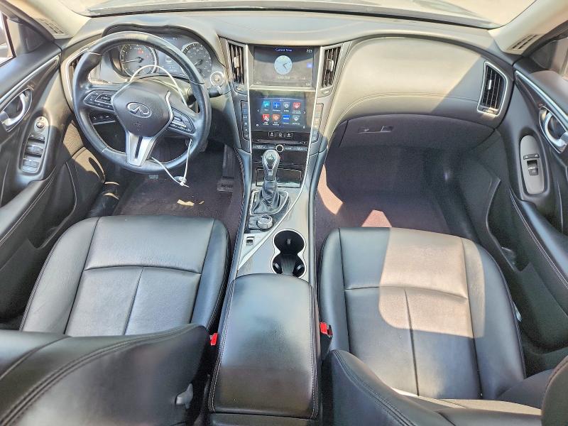 2019 Infiniti Q50 VIN JN1CV7AR8KM350074 COPART salvage auction — MINOR DENT/SCRATCHES, Tn - Cert Of Title-Rebuilt Vehicle, sold $4,150 on 2026-08-26 (photo 8)