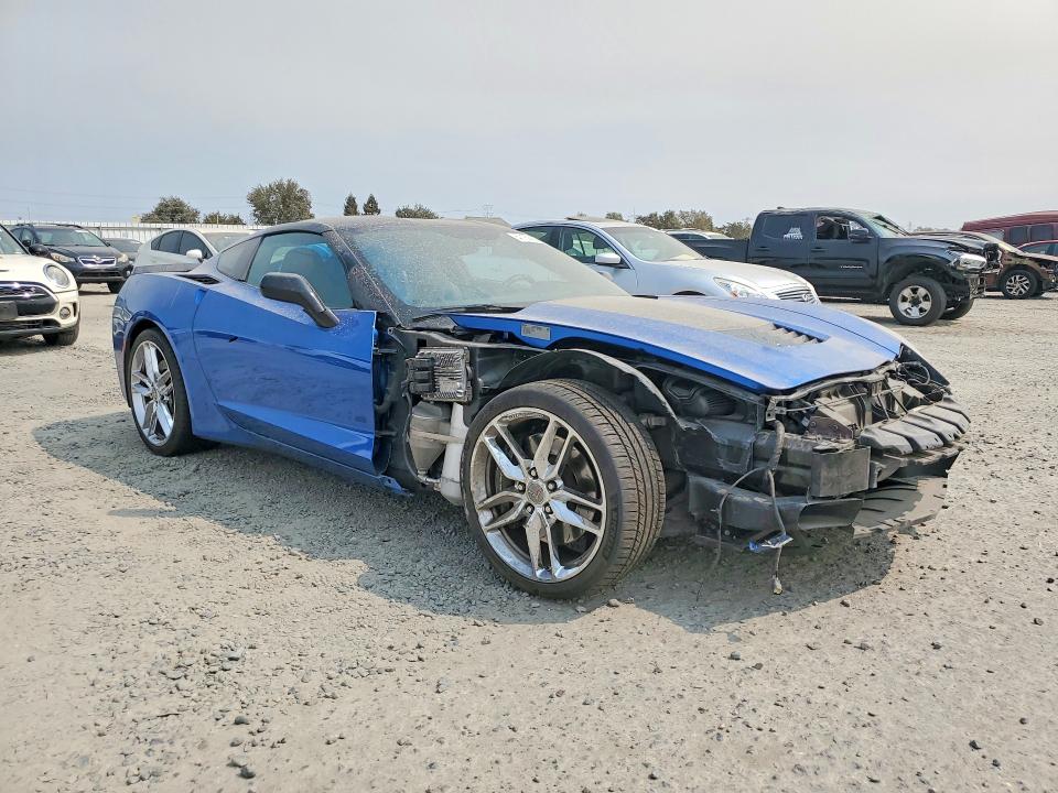 2015 Chevrolet Corvette Stingray VIN 1G1YK2D76F5118123 COPART salvage auction — FRONT END, Salvage Title, sold $21,100 on 2026-09-15 (photo 4)