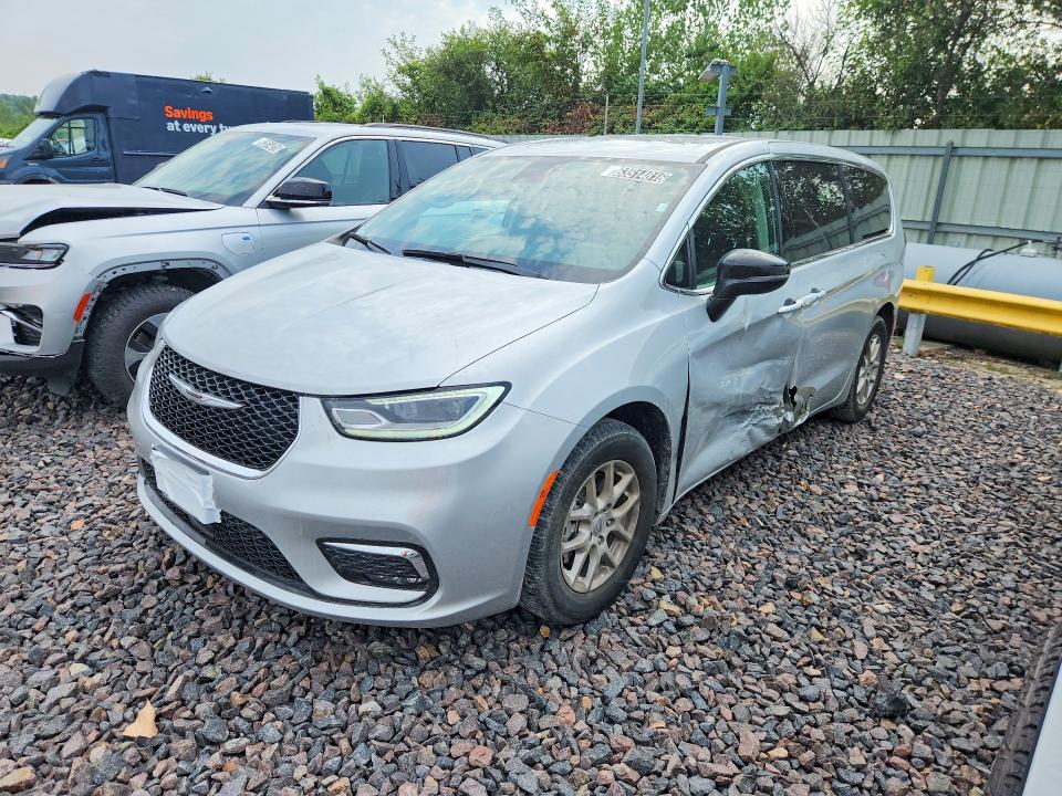 2024 Chrysler Pacifica VIN 2C4RC1BG0RR155374 COPART salvage auction — SIDE, MO - CERTIFICATE OF TITLE (P), sold $13,800 on 2026-08-19 (photo 1)