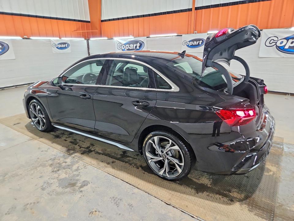 2026 Audi A3 VIN WAULUCGY9TA096737 COPART salvage auction — REAR END, AB - BOS - ACTIVE, sold $26,000 on 2026-08-19 (photo 2)