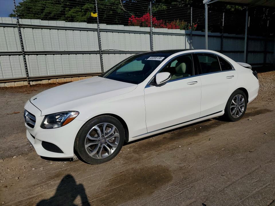 2018 Mercedes-benz C-klasse VIN WDDWF4JB0JR359917 COPART salvage auction — REAR END, Ga - Cert Of Title-Salvage, sold $8,100 on 2026-08-21 (photo 1)