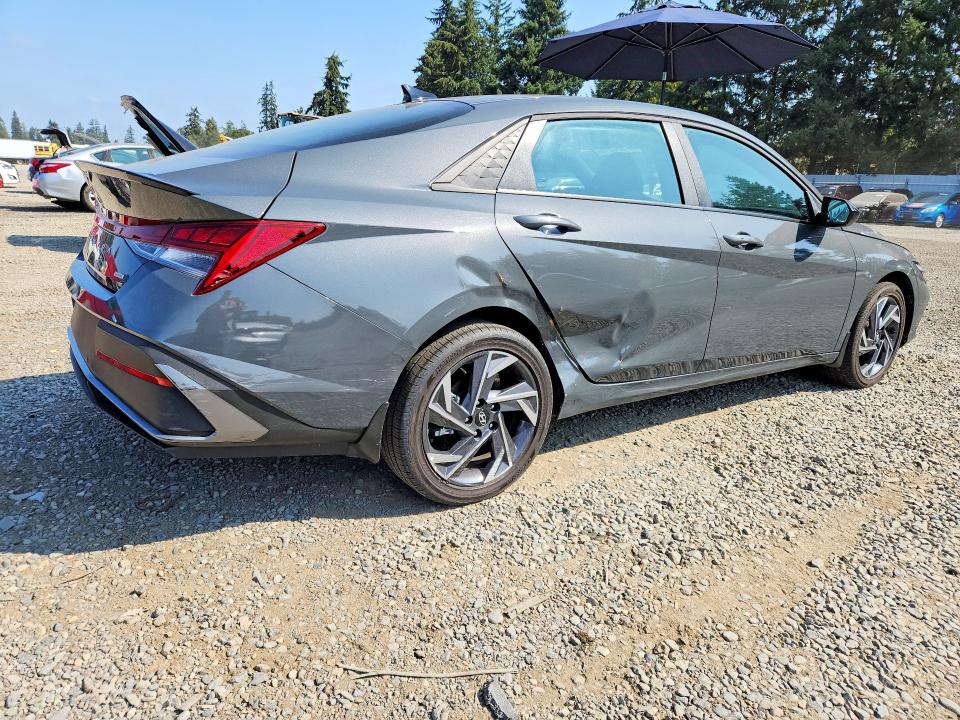 2025 Hyundai Elantra VIN KMHLM4DJ1SU160603 COPART salvage auction — SIDE, ID - CERT OF TITLE -REBUILT SALVAGE (P), sold $8,100 on 2026-08-25 (photo 3)