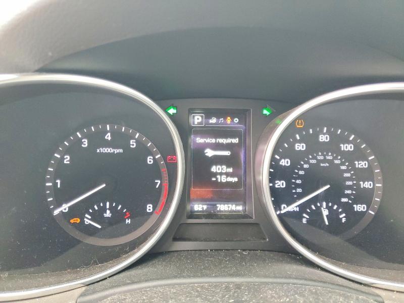 2018 Hyundai Santa fe VIN KM8SN4HFXJU264228 COPART salvage auction — MECHANICAL, CA - DIS/DLR/EXP ONLY CLEAN TITLE, sold $3,300 on 2026-08-21 (photo 9)