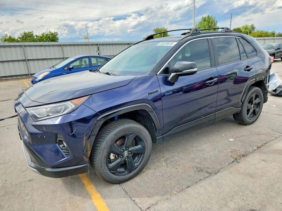 2020 Toyota Rav 4 VIN 2T3EWRFV8LW074245 — COPART salvage auction photo