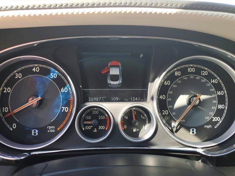 2015 Bentley Continental VIN SCBFJ7ZA1FC044479 COPART salvage auction — FRONT END, Nv - Salvage Title, sold $23,000 on 2026-09-17 (photo 9)