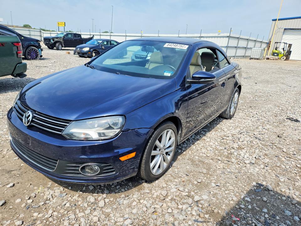 2012 Volkswagen Eos VIN WVWBW7AHXCV014046 COPART salvage auction — WATER/FLOOD, Mo - Certificate Of Title, sold $1,695 on 2026-08-12 (photo 1)