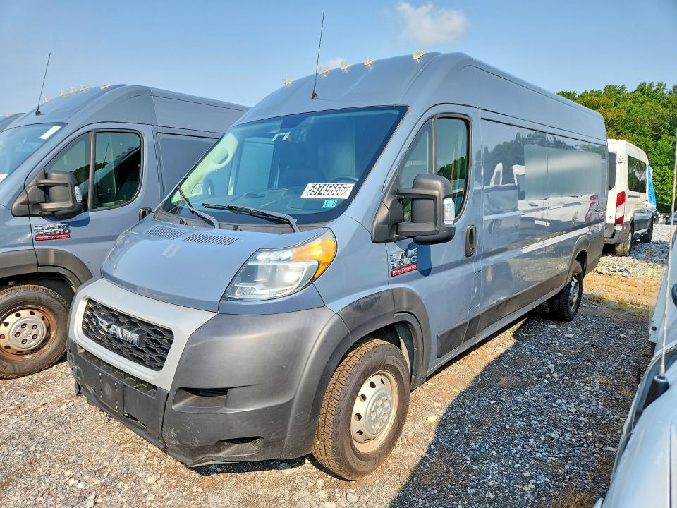 2020 Ram Promaster 3500 VIN 3C6URVJG7LE129470 — COPART salvage auction photo
