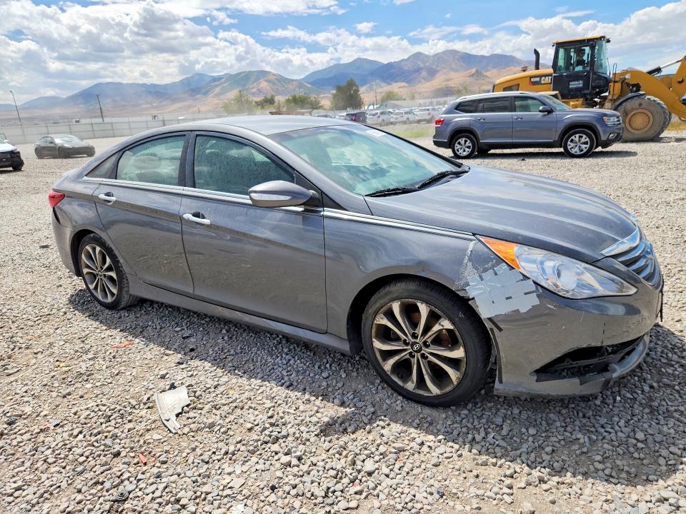 2014 Hyundai Sonata VIN 5NPEC4AB0EH930043 COPART salvage auction — MECHANICAL, Ut - Certificate Of Title, sold $950 on 2026-09-02 (photo 4)