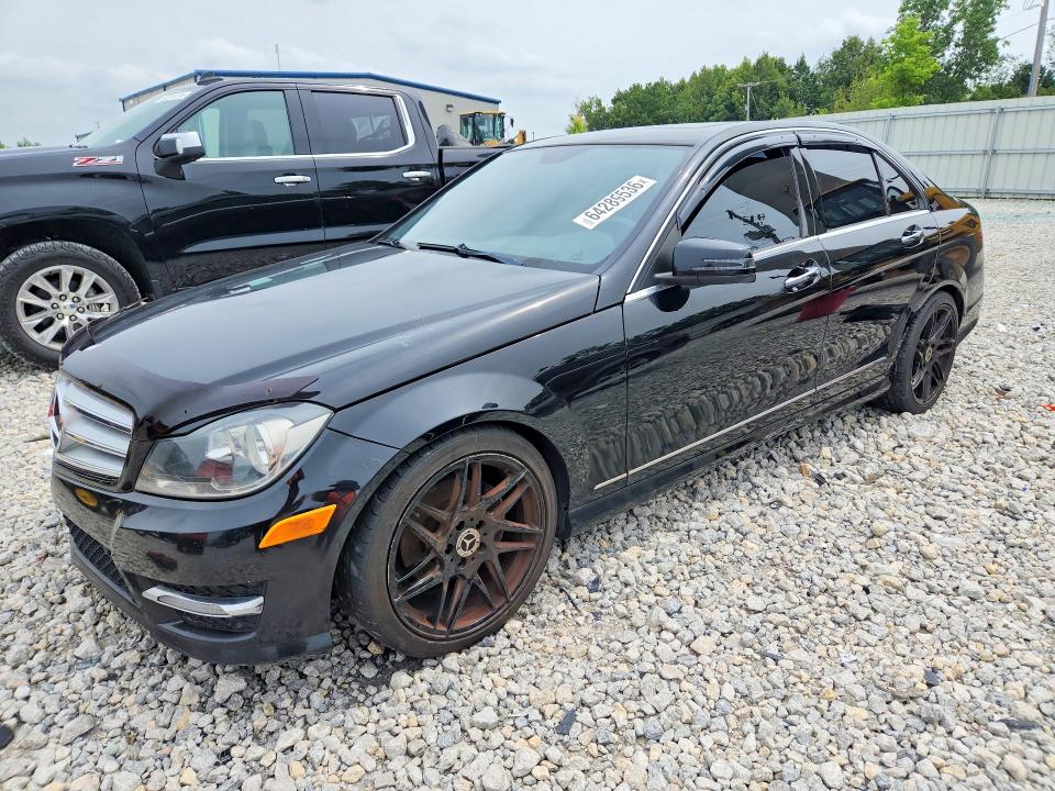 2012 Mercedes-benz VIN WDDGF8BB6CR200879 COPART salvage auction — NORMAL WEAR, Mi - Certificate Of Title, sold $950 on 2026-08-13 (photo 1)