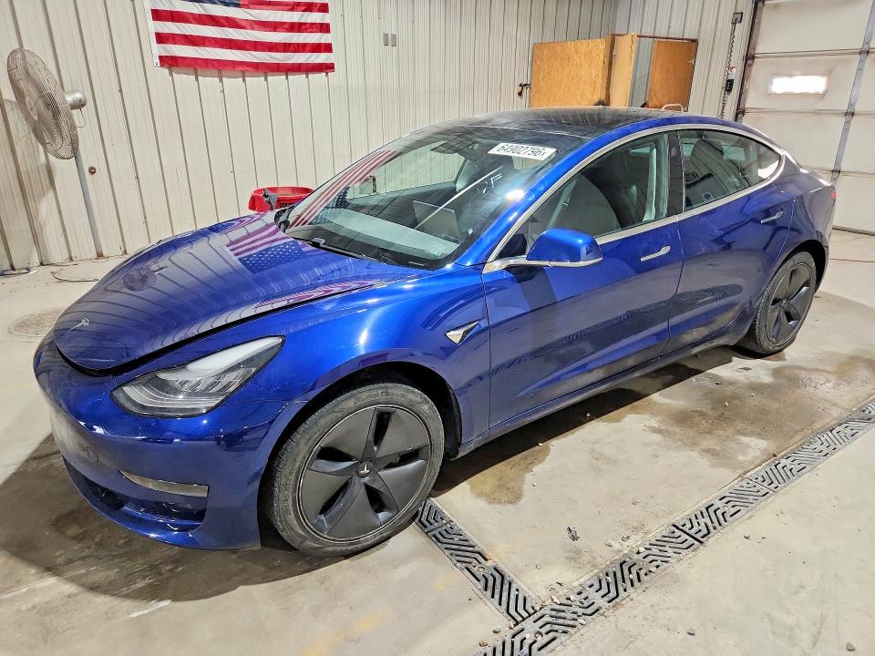 2020 Tesla Model 3 VIN 5YJ3E1EA6LF631850 COPART salvage auction — FRONT END, Salvage Title, sold $6,100 on 2026-08-24 (photo 1)