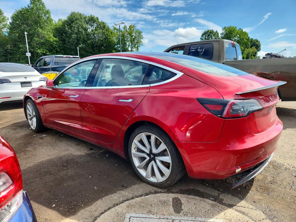 2018 Tesla Model 3 VIN 5YJ3E1EB5JF146136 COPART salvage auction — FRONT END, TN - CERTIFICATE OF TITLE (P), sold $7,700 on 2026-09-10 (photo 2)
