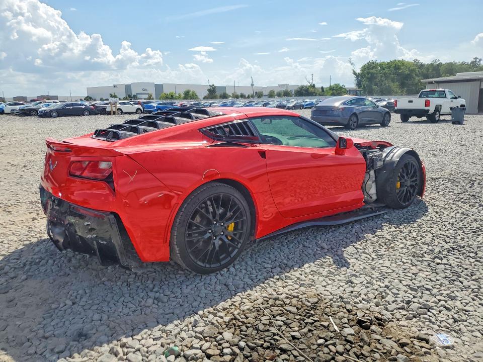 2014 Chevrolet Corvette VIN 1G1YM2D76E5124657 COPART salvage auction — FRONT END, Fl - Cert Of Title Slvg Rebuildable, sold $20,100 on 2026-09-04 (photo 3)