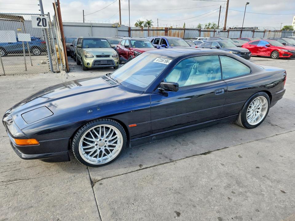 1995 BMW 8 series VIN WBAEF6328SCC89960 — COPART salvage auction photo