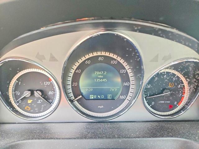 2011 Mercedes-benz C class VIN WDDGF5EBXBR174151 COPART salvage auction — SIDE, CA - SALVAGE CERTIFICATE, sold $1,000 on 2026-08-18 (photo 9)