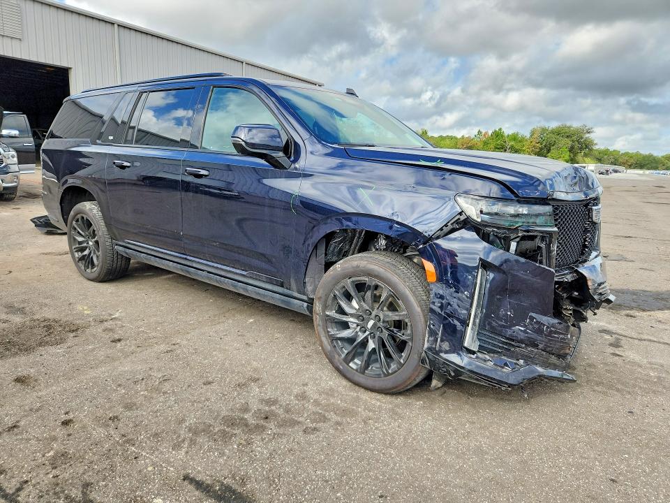2021 Cadillac Escalade VIN 1GYS4RKL5MR226460 COPART salvage auction — FRONT END, Fl - Cert Of Title Slvg Rebuildable, sold $21,900 on 2026-08-26 (photo 4)