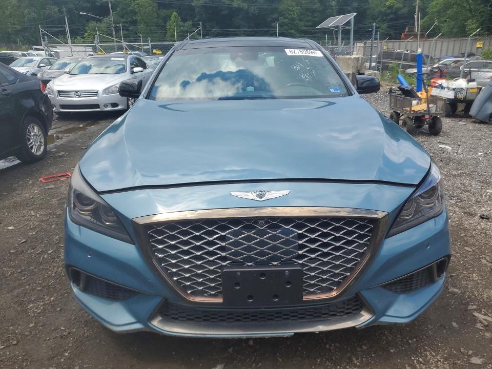 2018 Genesis G80 VIN KMHGN4JB4JU229410 COPART salvage auction — MECHANICAL, Mi - Certificate Of Title, sold $4,200 on 2026-09-03 (photo 5)