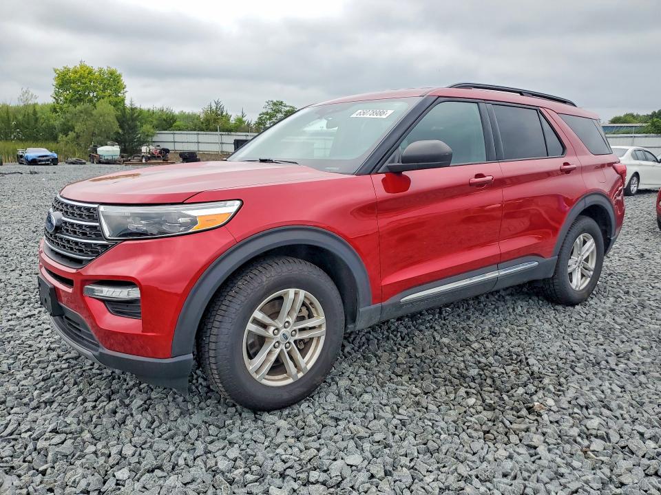 2020 Ford Explorer VIN 1FMSK8DH3LGB62195 — COPART salvage auction photo