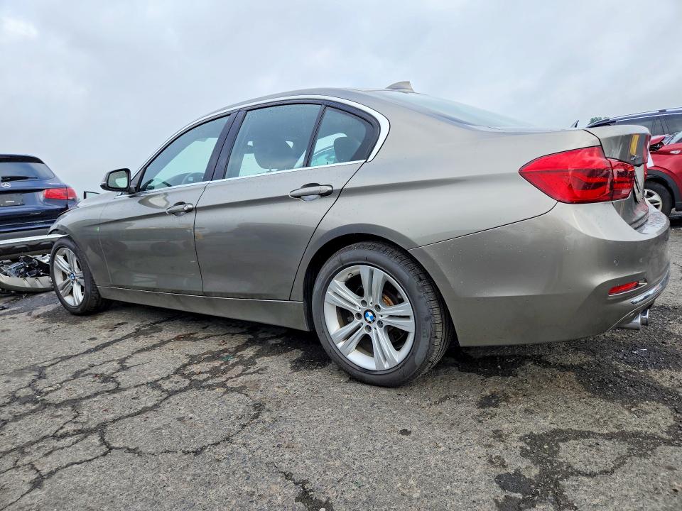 2016 BMW 3er VIN WBA8E3G52GNT80573 COPART salvage auction — FRONT END, Pa - Certificate Of Salvage, sold $2,800 on 2026-08-21 (photo 2)