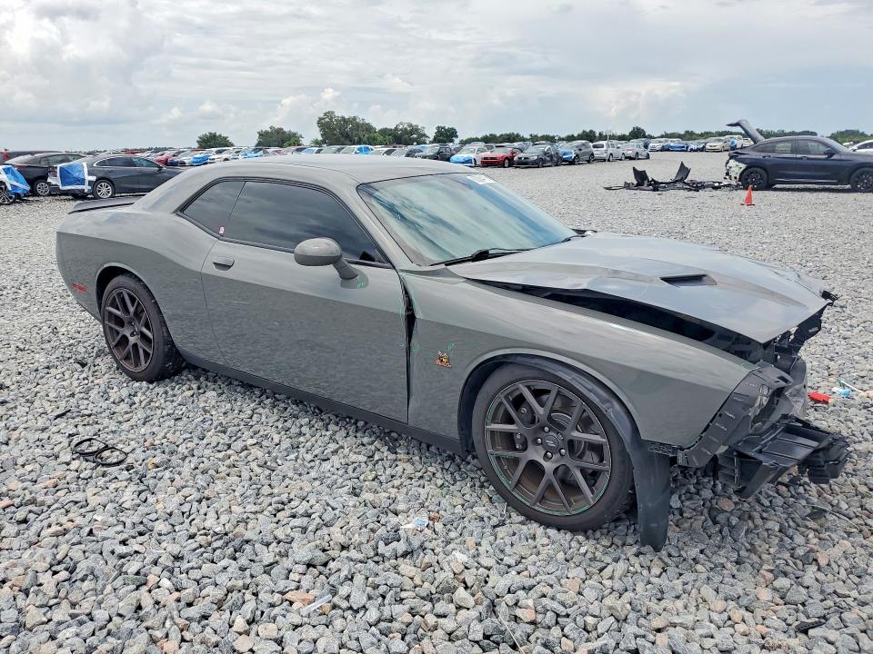 2018 Dodge Challenger VIN 2C3CDZFJ3JH318377 COPART salvage auction — FRONT END, Fl - Cert Of Title Slvg Rebuildable, sold $12,100 on 2026-08-21 (photo 4)