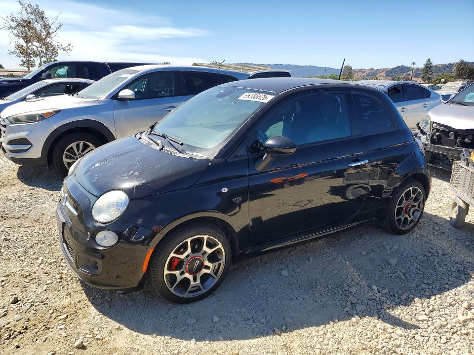 2015 Fiat 500 VIN 3C3CFFBR8FT528055 COPART salvage auction — MINOR DENT/SCRATCHES, Ca - Dis/Dlr/Exp Only Clean Title, sold $475 on 2026-09-08 (photo 1)