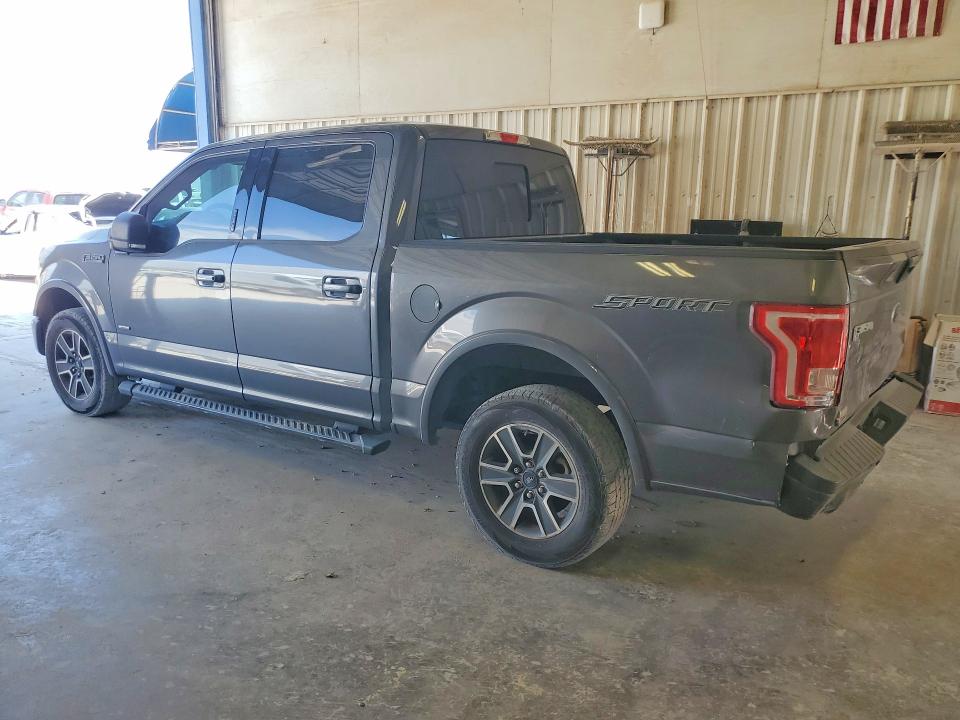 2016 Ford F-150 VIN 1FTEW1CP2GKD62977 COPART salvage auction — REAR END, Tx - Salvage Vehicle Title, sold $9,600 on 2026-09-04 (photo 2)