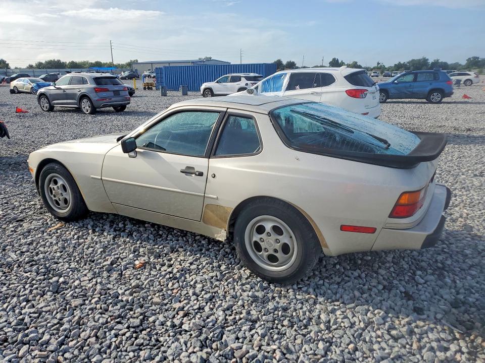 1987 Porsche 944 VIN WP0AB0946HN475879 COPART salvage auction — SIDE, NJ - CERTIFICATE OF TITLE, sold $575 on 2026-08-11 (photo 2)