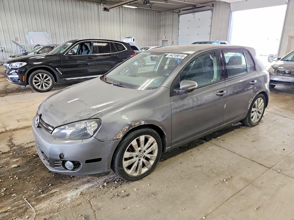 2013 Volkswagen Golf VIN WVWDM7AJ1DW019777 COPART salvage auction — MINOR DENT/SCRATCHES, WI - CERTIFICATE OF TITLE, sold $1,950 on 2026-08-10 (photo 1)
