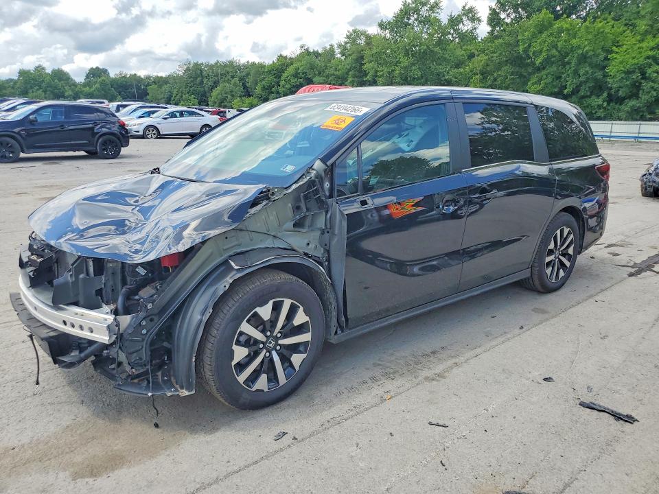 2025 Honda Odyssey VIN 5FNRL6H65SB010893 — COPART salvage auction photo