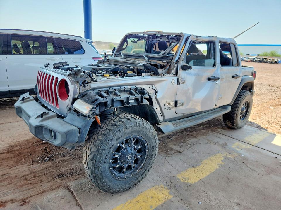 2018 Jeep Wrangler unlimited VIN 1C4HJXDN6JW142415 — COPART salvage auction photo