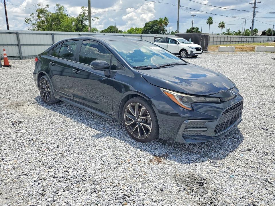 2020 Toyota Corolla VIN JTDS4RCE7LJ021760 COPART salvage auction — MINOR DENT/SCRATCHES, Salvage Title, sold $7,400 on 2026-08-28 (photo 4)