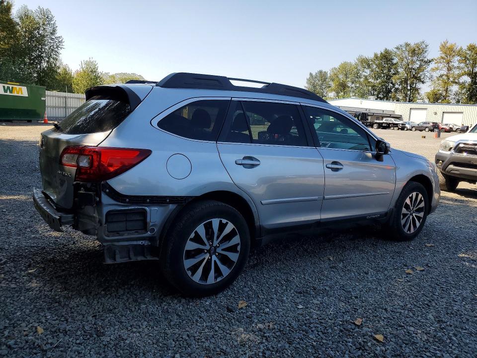 2015 Subaru Outback VIN 4S4BSANC9F3313501 COPART salvage auction — REAR END, Wa - Bill Of Sale, sold $2,600 on 2026-09-06 (photo 3)
