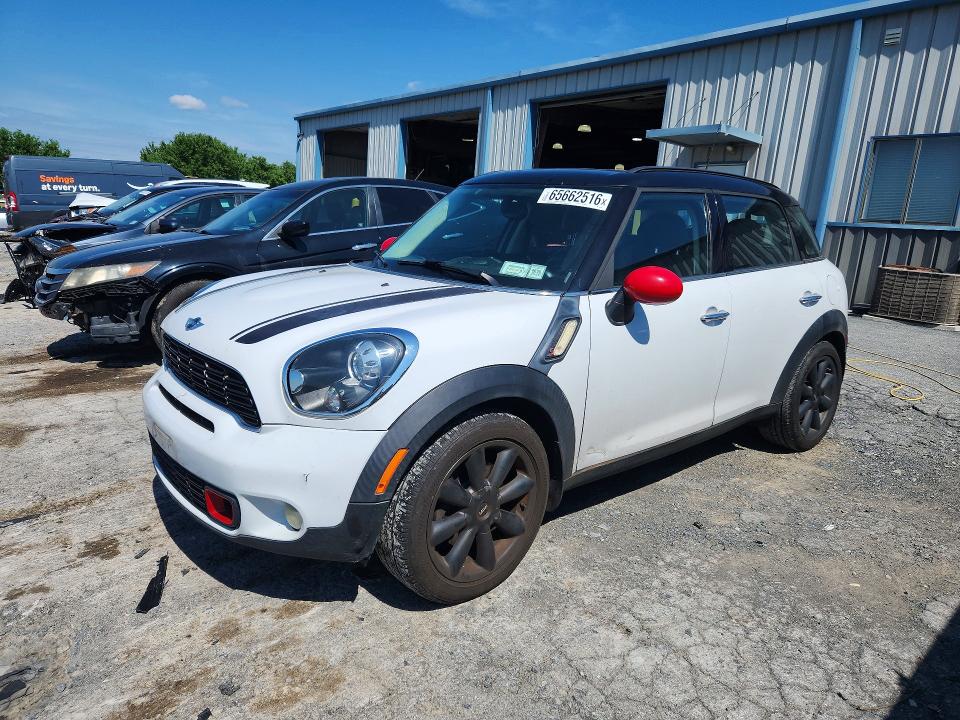 2012 Mini Cooper VIN WMWZC3C51CWL86952 COPART salvage auction — REAR END, Pa - Certificate Of Salvage, sold $1,300 on 2026-09-04 (photo 1)