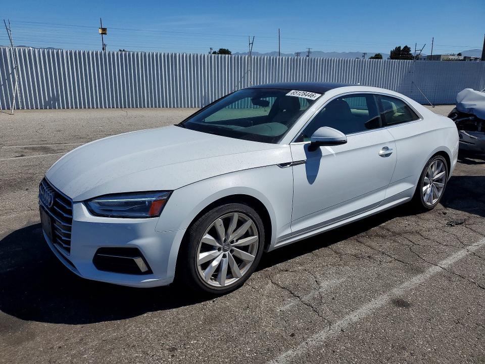 2018 Audi A5 VIN WAUNNAF55JA094918 — COPART salvage auction photo