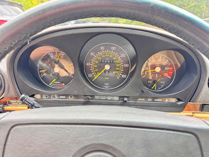 1987 Mercedes-benz 560 VIN WDBBA48D6HA062625 COPART salvage auction — NORMAL WEAR, CT - CERTIFICATE OF TITLE (P), sold $8,000 on 2026-09-02 (photo 8)