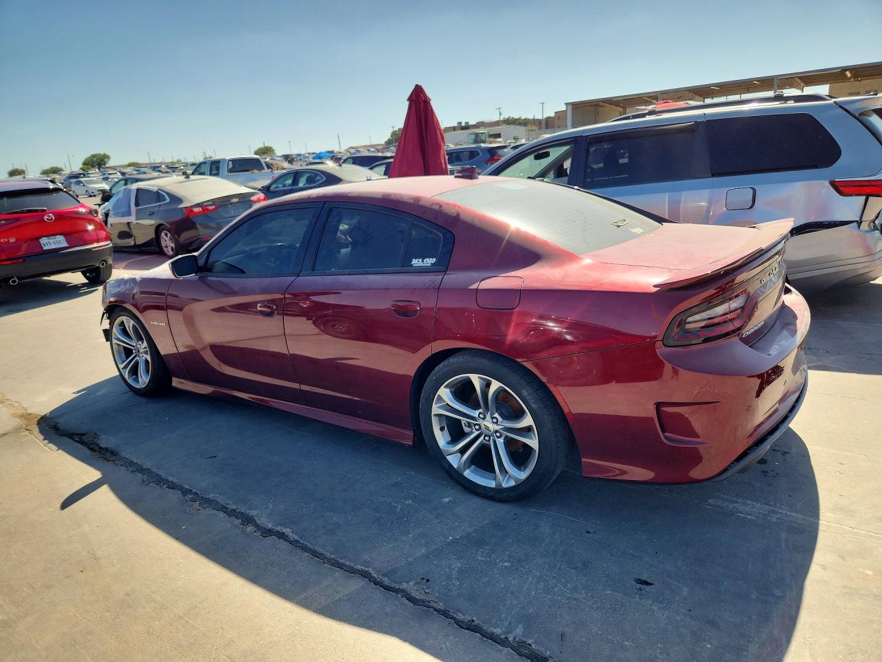 2021 Dodge Charger VIN 2C3CDXCT1MH556520 COPART salvage auction — Front End, St - Salvage Title, sold $7,900 on 2026-08-20 (photo 2)