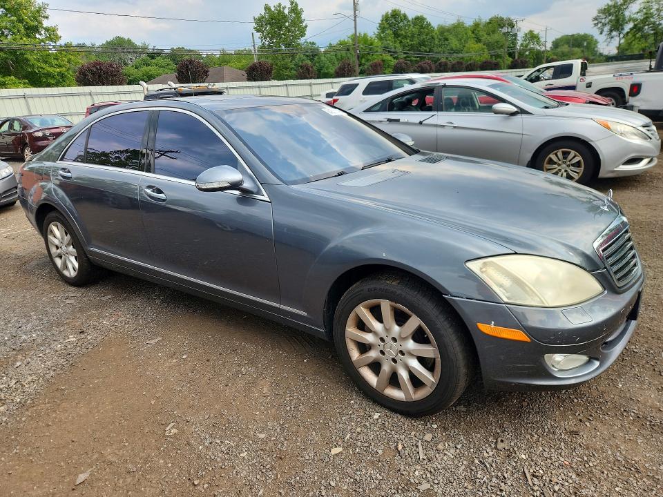 2007 Mercedes-benz S class VIN WDDNG86X27A128268 COPART salvage auction — REAR END, CT - CERT OF TITLE-SALVAGE, sold $525 on 2026-08-14 (photo 4)