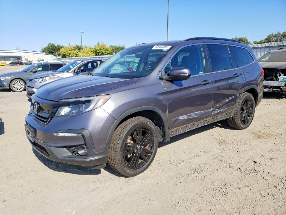 2022 Honda Pilot VIN 5FNYF6H28NB048879 — COPART salvage auction photo
