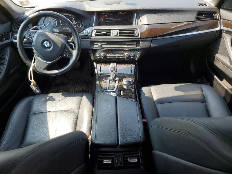 2016 BMW 5 series VIN WBA5B1C55GG128973 COPART salvage auction — ALL OVER, LA - CERT OF TITLE-SALVAGE, sold $2,500 on 2026-08-11 (photo 8)