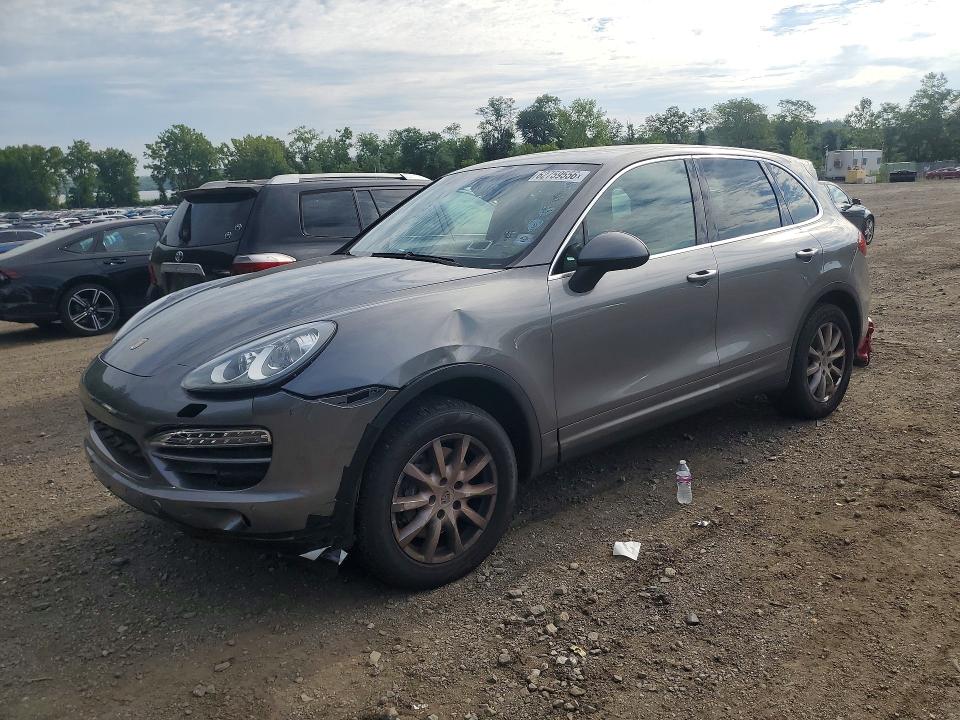 2014 Porsche Cayenne VIN WP1AA2A23ELA06991 COPART salvage auction — FRONT END, Ny - Mv-907A Salvage Certificate, sold $2,750 on 2026-08-10 (photo 1)