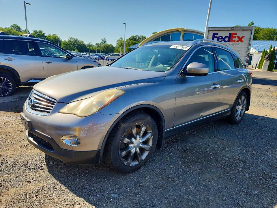 2010 Infiniti Ex35 VIN JN1AJ0HR2AM757354 COPART salvage auction — MINOR DENT/SCRATCHES, VT - CERTIFICATE OF TITLE (P), sold $475 on 2026-08-27 (photo 1)