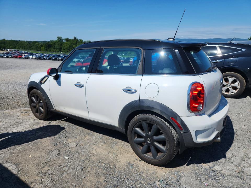 2012 Mini Cooper VIN WMWZC3C51CWL86952 COPART salvage auction — REAR END, Pa - Certificate Of Salvage, sold $1,300 on 2026-09-04 (photo 2)