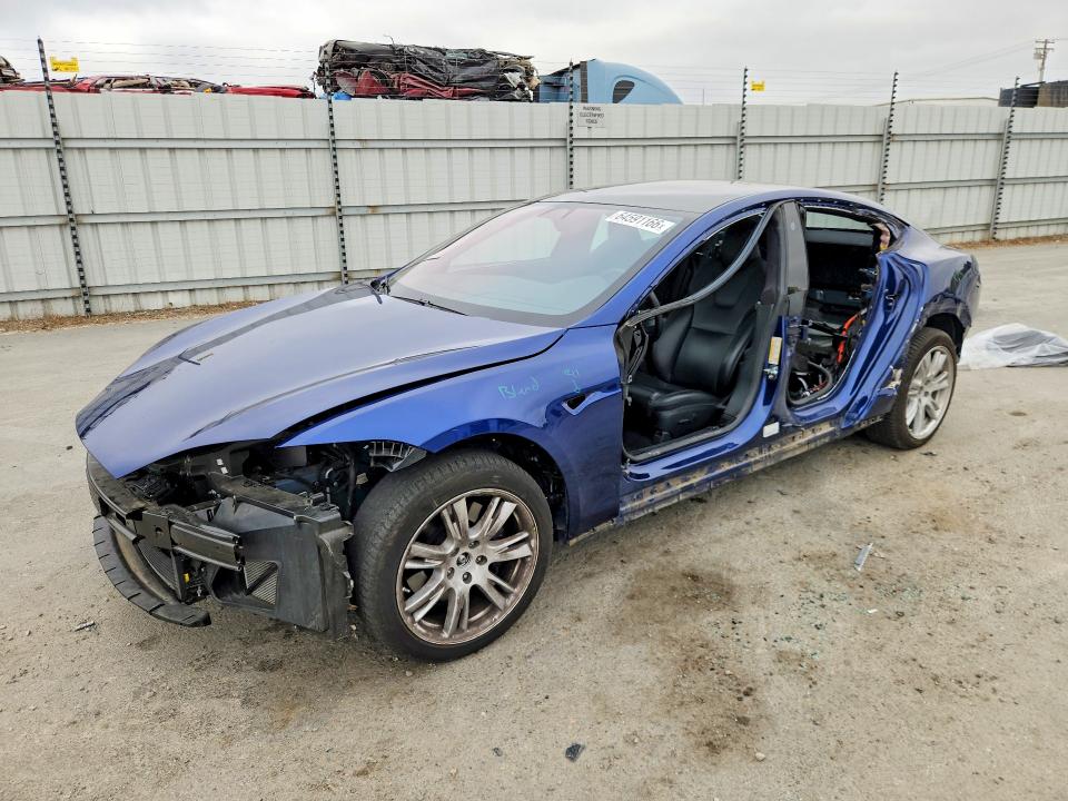 2021 Tesla Model s VIN 5YJSA1E24MF427288 — COPART salvage auction photo