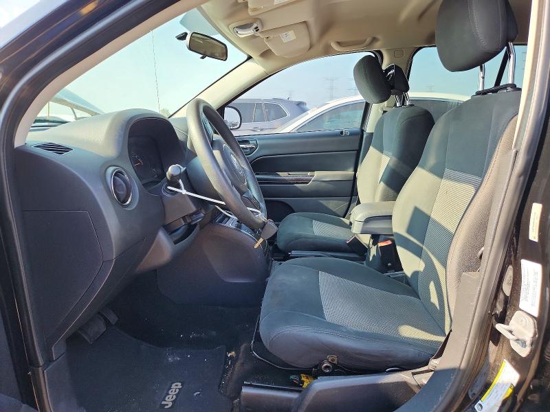 2014 Jeep Compass VIN 1C4NJDBB1ED842418 COPART salvage auction — FRONT END, Il - Salvage Certificate, sold $325 on 2026-09-28 (photo 7)