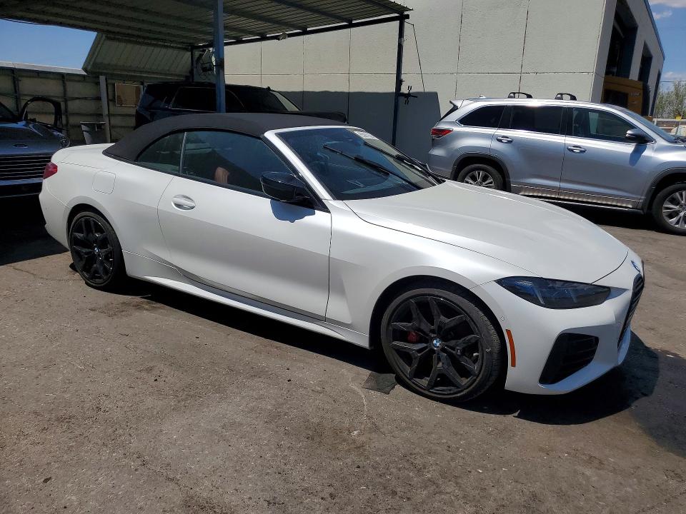 2025 BMW M4 VIN WBA73DB08SCU22591 COPART salvage auction — WATER/FLOOD, Tx - Salvage Title-Flood Damage, sold $23,600 on 2026-08-21 (photo 4)