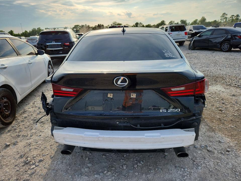2015 Lexus Is 250 VIN JTHBF1D29F5079025 COPART salvage auction — REAR END, TX - SALVAGE VEHICLE TITLE, sold $850 on 2026-09-28 (photo 6)