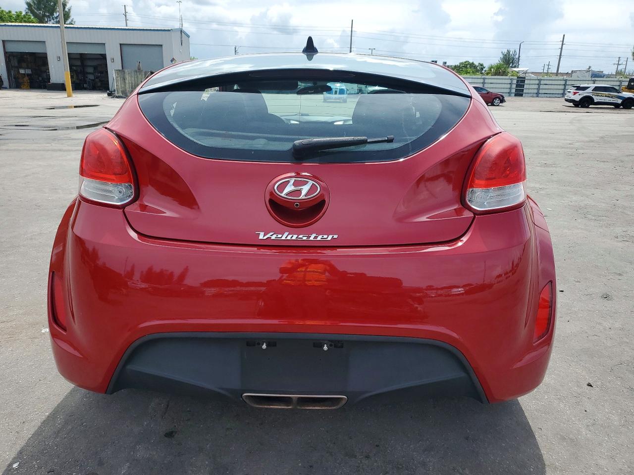 2016 Hyundai Veloster VIN KMHTC6AD9GU275728 COPART salvage auction — Minor Dent/Scratches, FL - CERTIFICATE OF TITLE (P), sold $1,000 on 2026-09-02 (photo 6)