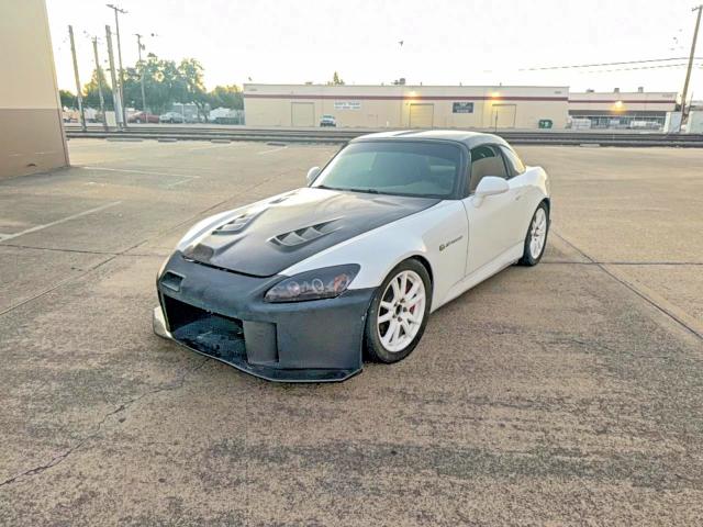 2001 Honda S2000 VIN JHMAP114X1T007592 — COPART salvage auction photo