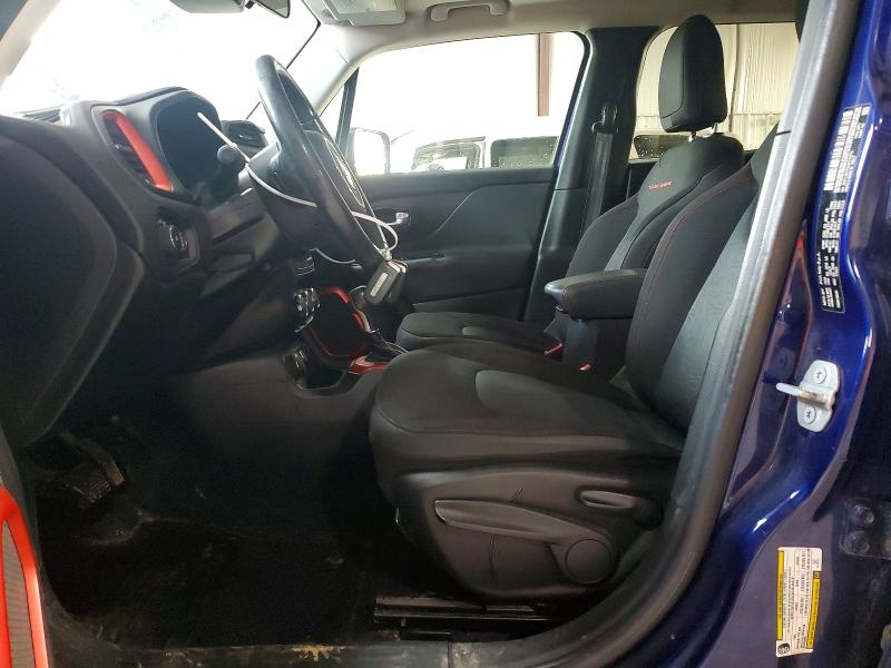 2016 Jeep Renegade VIN ZACCJBCTXGPC70773 COPART salvage auction — FRONT END, Pa - Certificate Of Salvage, sold $1,500 on 2026-08-19 (photo 7)