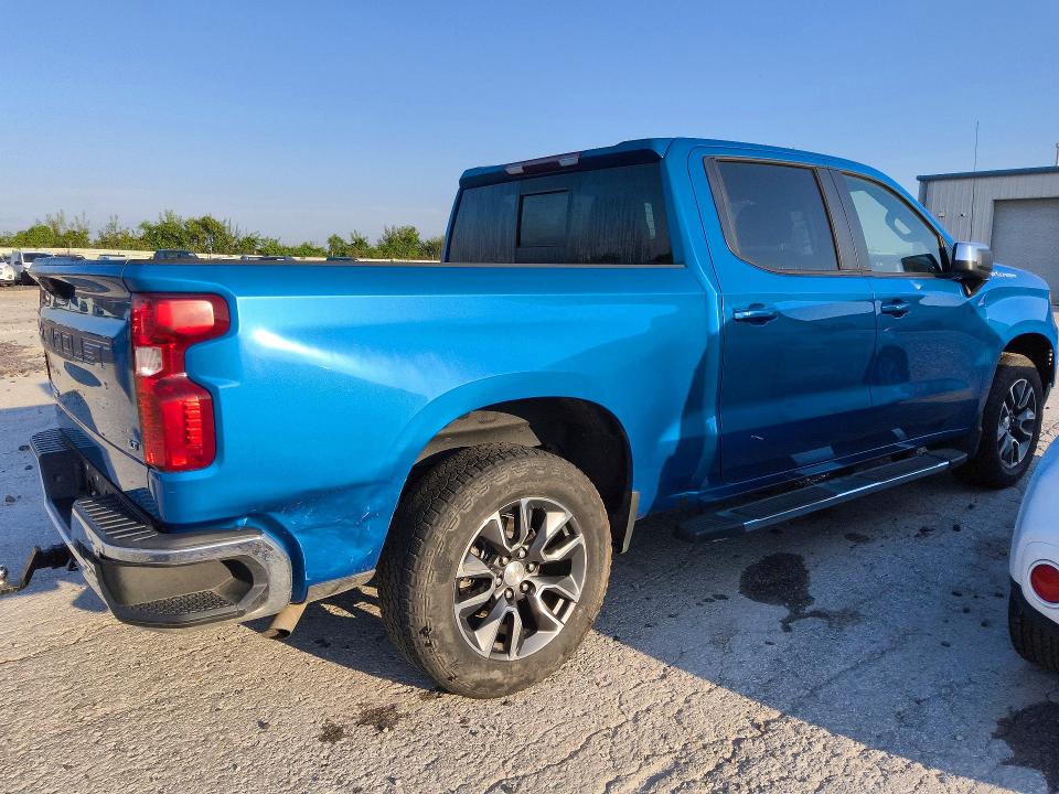 2024 Chevrolet Silverado 1500 VIN 1GCPACED0RZ208865 COPART salvage auction — FRONT END, La - Certificate Of Title, sold $1,550 on 2026-08-27 (photo 3)