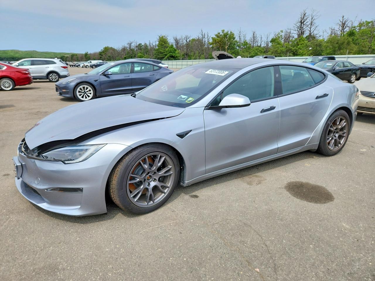 2025 Tesla Model S VIN 5YJSA1E53SF550300 — COPART salvage auction photo